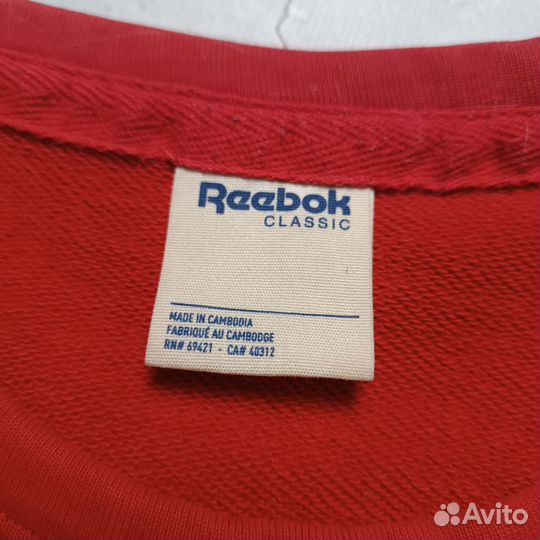 Reebok свитшот оригинал 2017