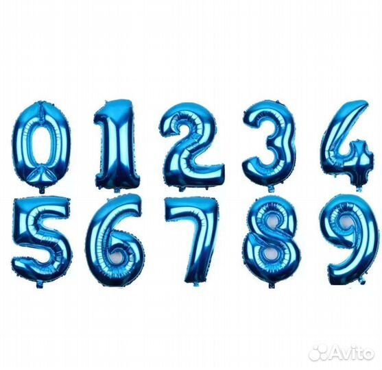 Фольгированный шар цифра 3