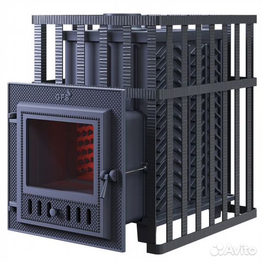 Чугунная печь для бани GFS зк 25 (М) в сетке