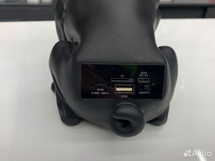 Колонка бульдог беспроводной черный