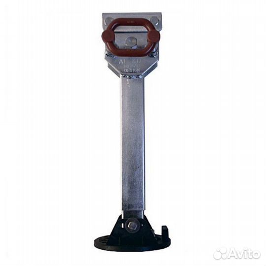 Опорная стойка для прицепа домкратная с фланцем, п