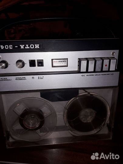 Магнитофонная, бобинная, приставка Нота