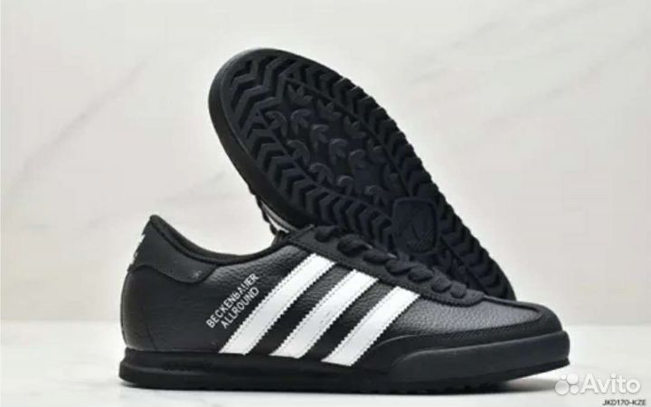 Кроссовки adidas beckenbauer черныес белым