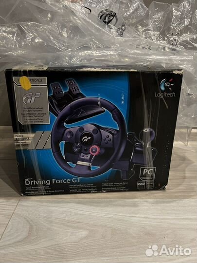 Руль logitech driving force gt