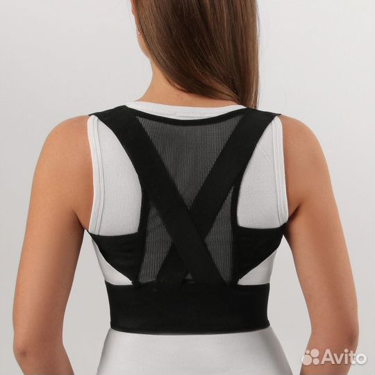 Массажёр-фиксатор для осанки, на липучках, размер