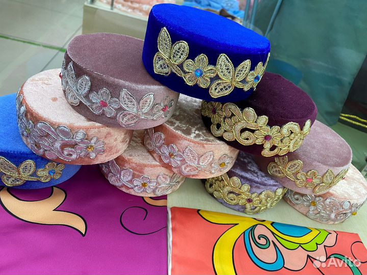 Тюбетейка женская на ободке