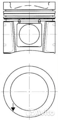 Поршнекомплект MB Atego OM 904/906 d102.0+0.3