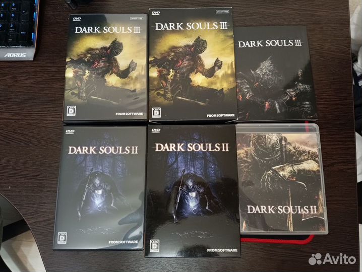 Японские издания для пк игр Dark souls 2 и 3