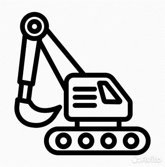 Услуги гусеничного и колёсного экскаватора