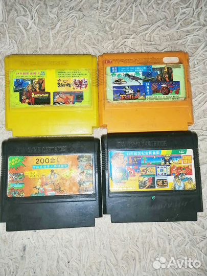 Картриджи и платки для Dendy