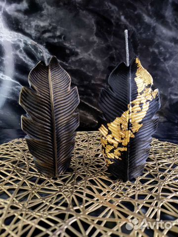 Интерьерная Свеча Перо