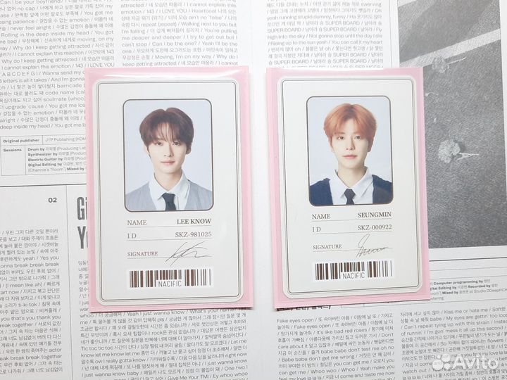 Stray Kids карты nacific. Минхо, Сынмин