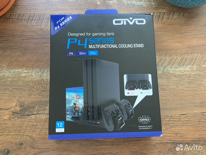 Охлаждающая подставка ps4 pro/ ps4 slim/ fat