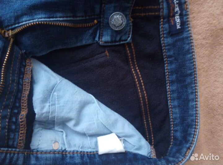 Джинсы мужские утепленные