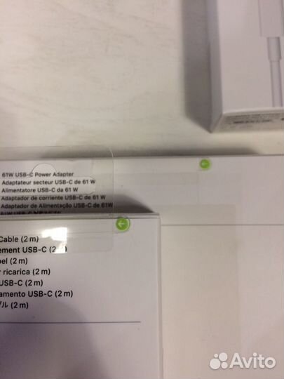 Зарядка MacBook USB-C 61w + кабель Оригинал Новая