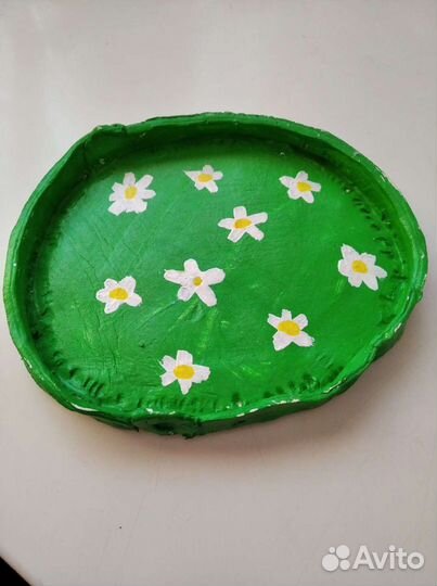 Тарелочка из глины