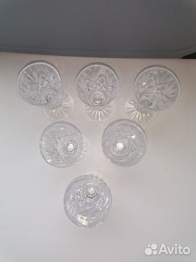 Хрустальные рюмки на ножке СССР