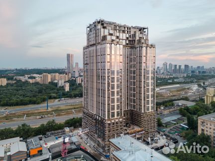 Ход строительства Комплекс апартаментов «Поклонная 9» 3 квартал 2022