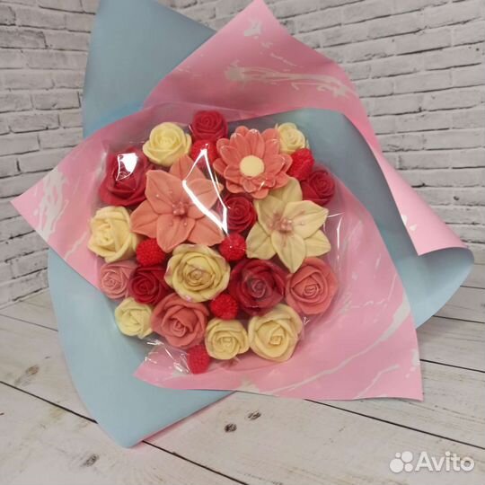 Шоколадные цветы. Подарок на выпускной