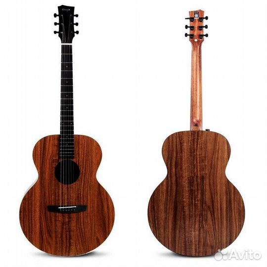 Enya EM-X1+ Гитара акустическая, чехол и аксессуар