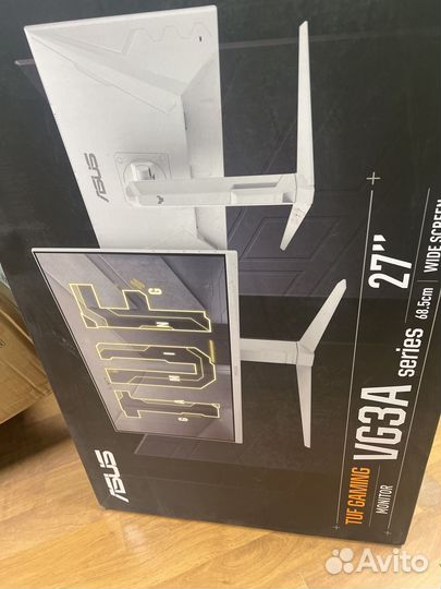 Монитор asus tuf gaming vg27aql3a-w