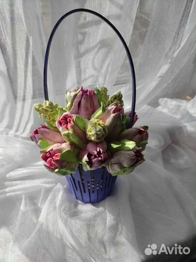 Зефирный букет, съедобный, сладкий подарок