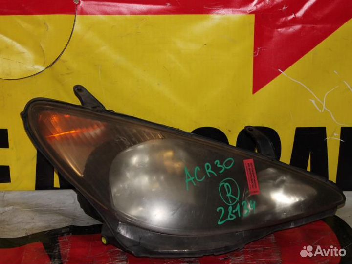 Фара правая Эстима ACR30 28-134 ксенон темна