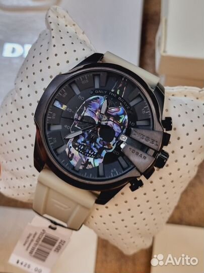 Часы Оригинальные diesel DZ4582 с черепом силикон