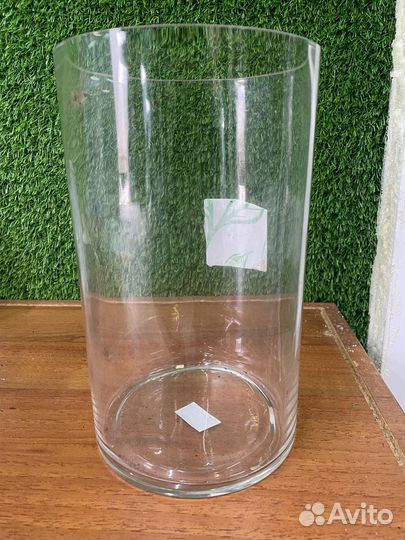 Колба стеклянная, ваза