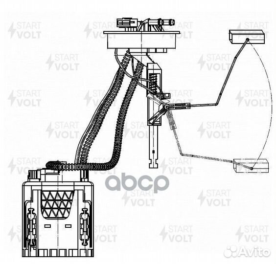 Модуль топливного насоса для а/м VAG Golf III