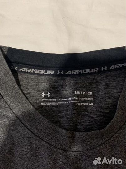 Спортивная мужская майка Under Armour. Серая