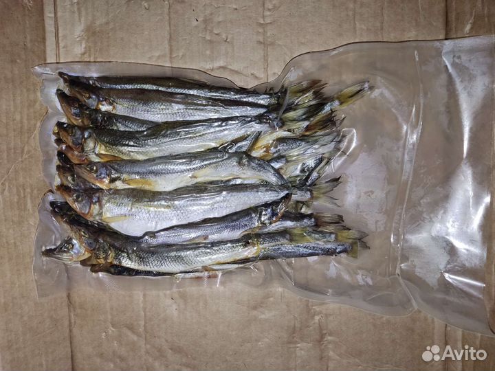 Корюшка вяленая камчатка малосол крупная супер пре