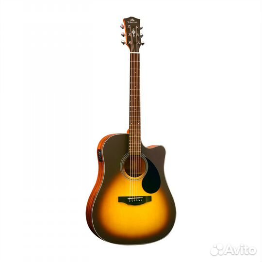 Электроакустическая гитара Kepma edce Sunburst