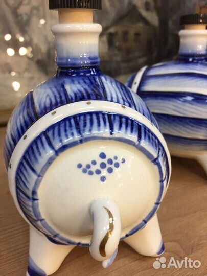 Штоф гжель кабан