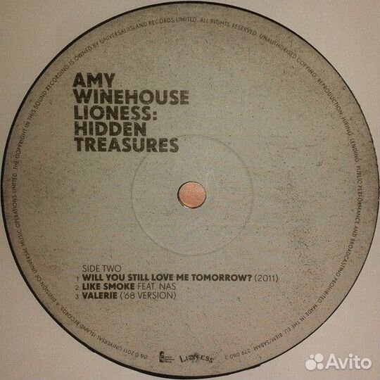 Виниловая пластинка Amy Winehouse, Lioness: Hidden