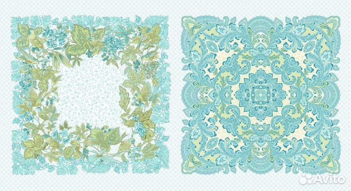 Мерный лоскут. Головные платки. Хлопок. Тейково хб