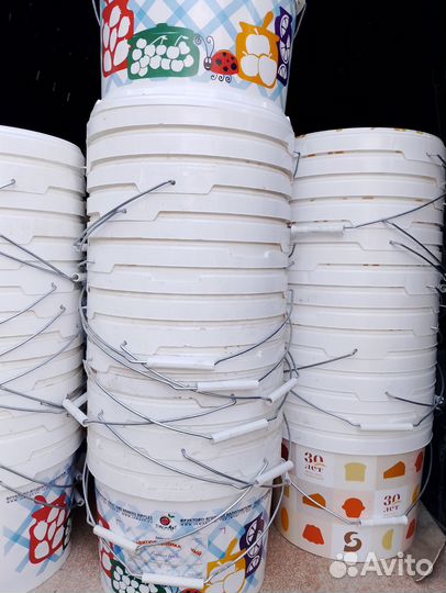 Ведра пластиковые 10 литров