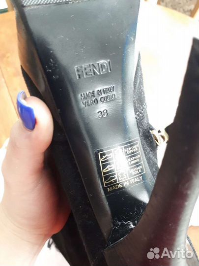 Сапоги fendi оригинал