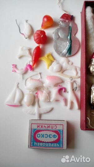 Набор ёлочных игрушек СССР