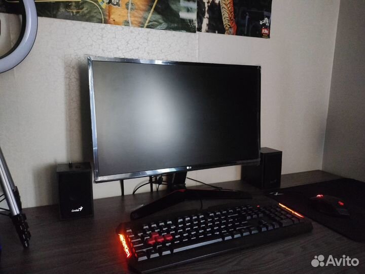 Монитор LG 24MP59G-P черный