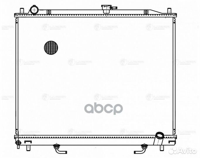 Luzar Радиатор охл. для а/м Mitsubishi Pajero III