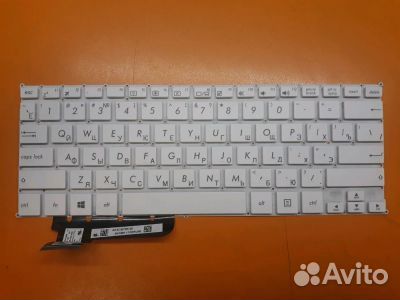 Клавиатура для ноутбука Asus X201 белая