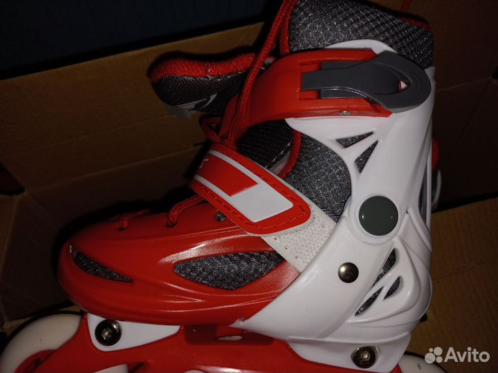 Роликовые коньки детские размер 27-30