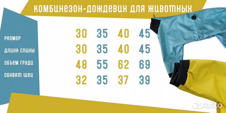Комбинезон дождевик