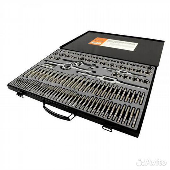 Набор метчиков и плашек 110 предметов