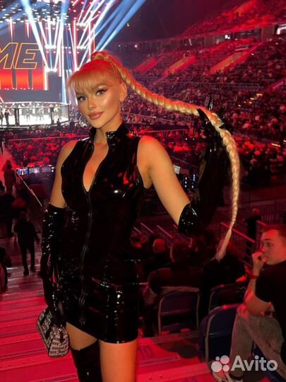 Хвост на резинке, накладной хвост, шиньон коса