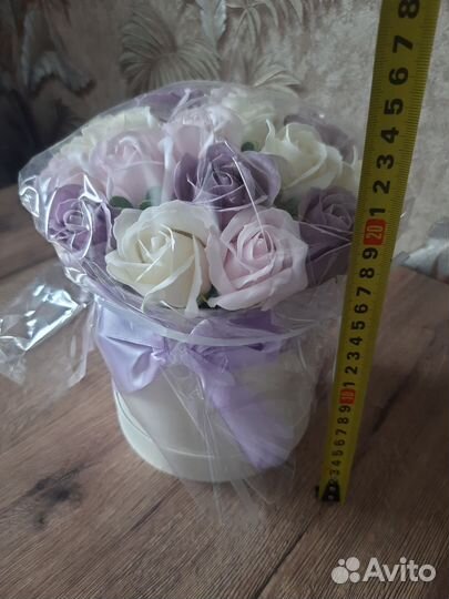 Букет из мыльных роз 21шт