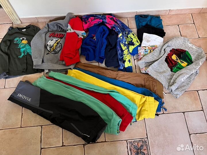 Детская одежда пакетом для мальчиков 6-7 лет