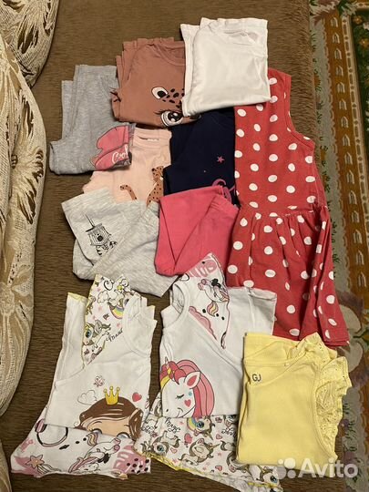 Вещи бу на девочку 122см пакетом для дома и дачи
