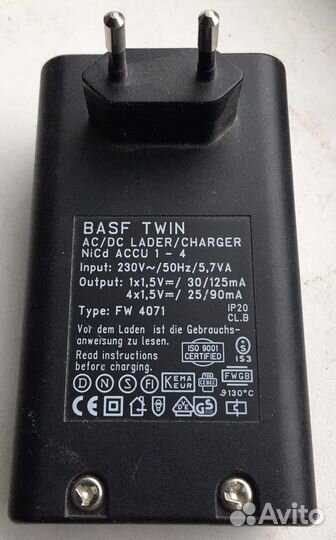 Зарядка varta и Basf